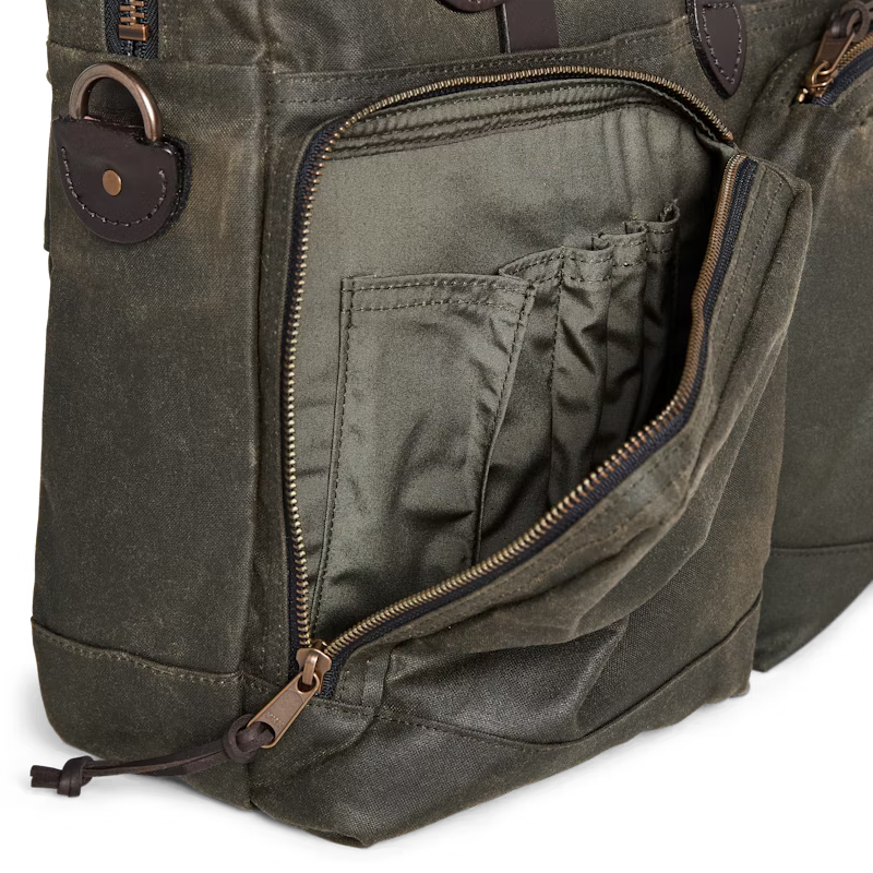 Filson 24 Hour Tin Briefcase - Dark Tan