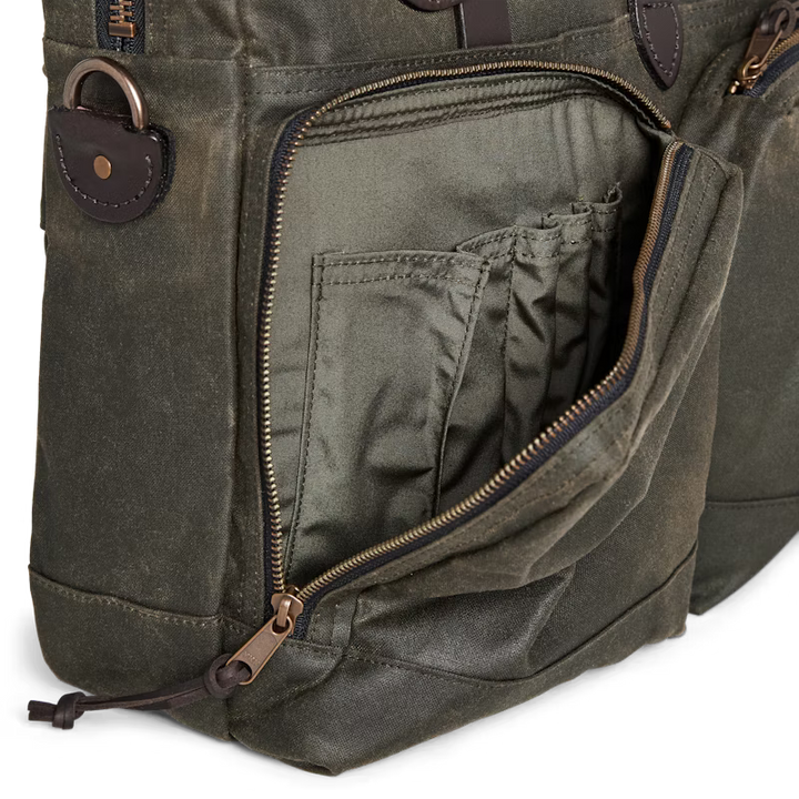 Filson 24 Hour Tin Briefcase - Dark Tan