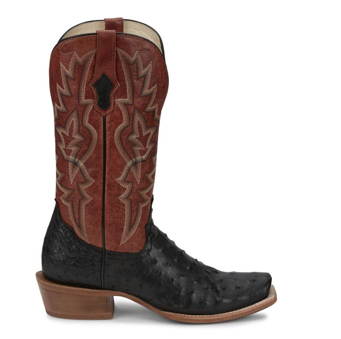 Tony Lama - Rylen 13" Full Quill Boots in Cognac/Black