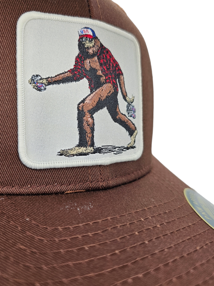 Sasquatch Trucker Mesh Snapback Hat