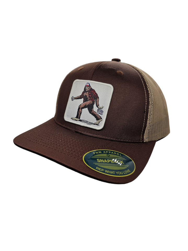 Sasquatch Trucker Mesh Snapback Hat