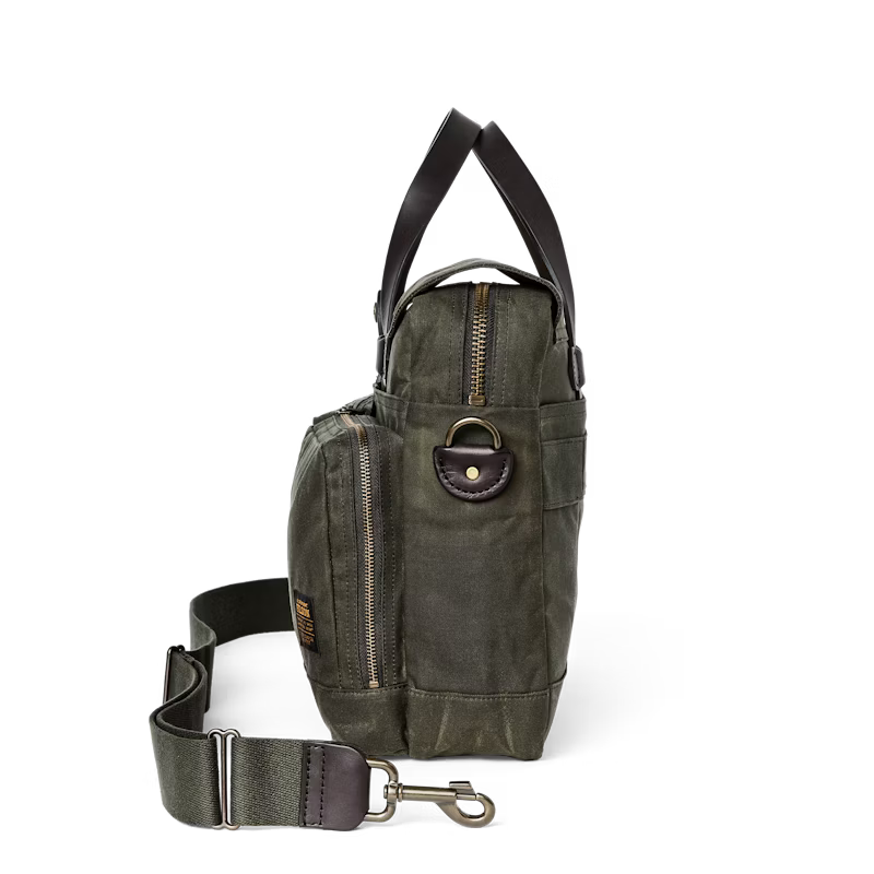 Filson 24 Hour Tin Briefcase - Dark Tan