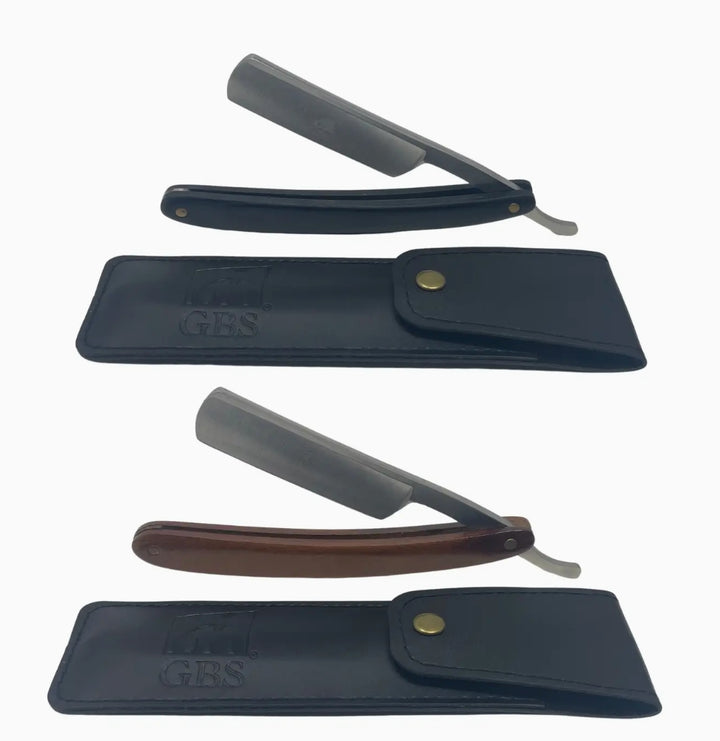 Wood Stainless Steel Shaving Straight Razor