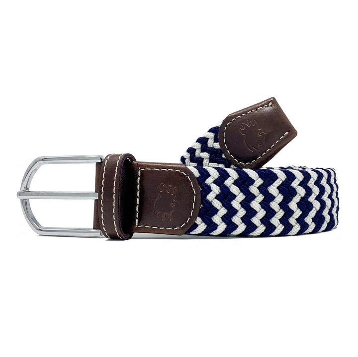 The Cape Cod Two Toned Woven Elastic Stretch Belt