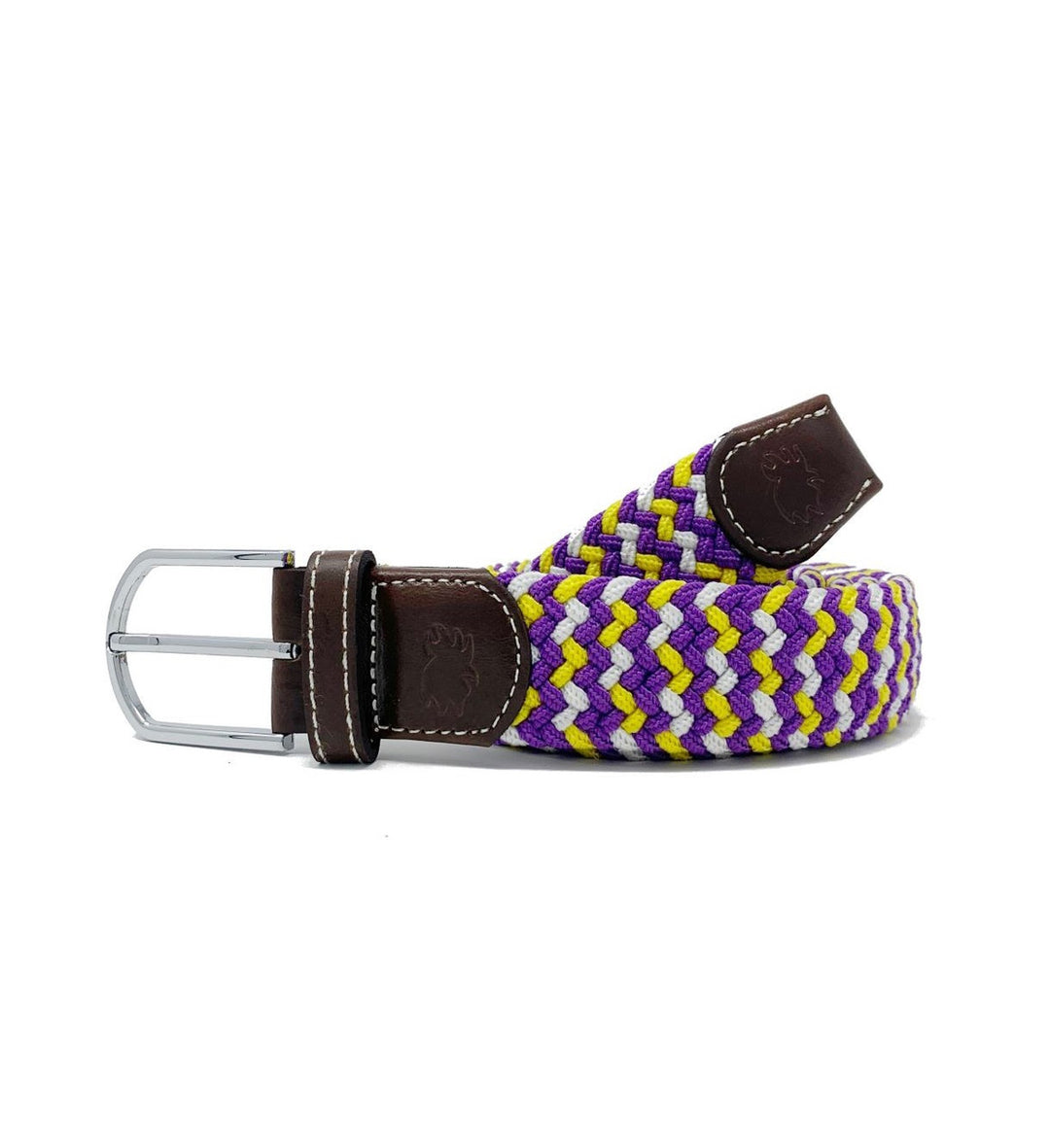 The Nola Tri-Color Woven Elastic Stretch Belt