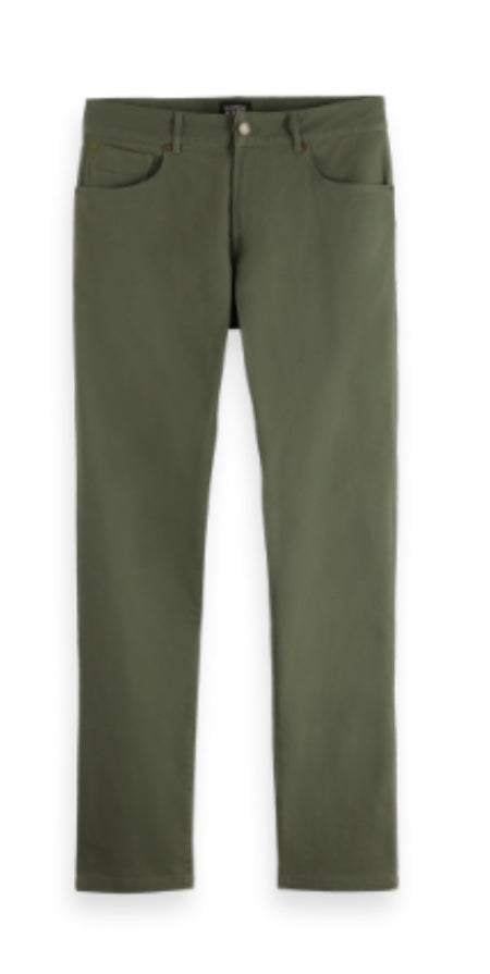Ralston Cotton Blend Twill Slim Fit 5-Pocket Pant