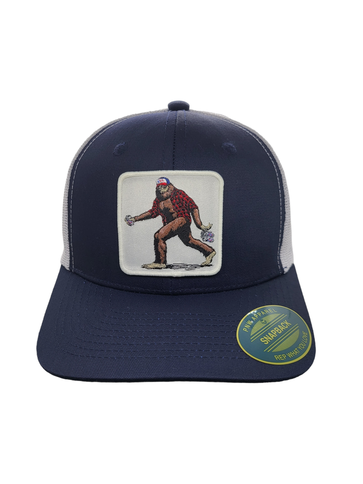 Sasquatch Trucker Mesh Snapback Hat
