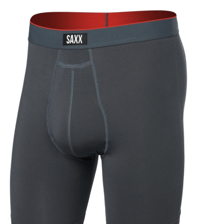 Multi-Sport Mesh Long Boxer Brief Fly