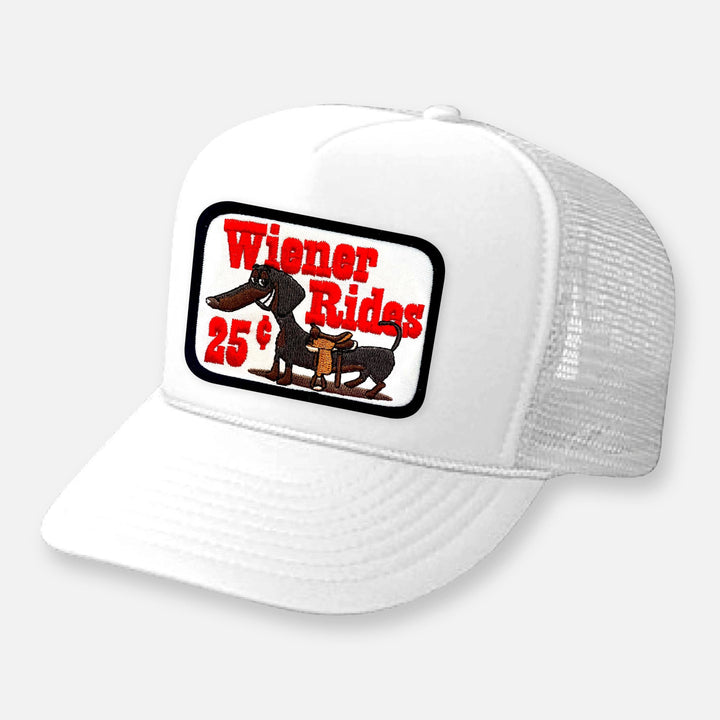 Wiener Rides  - Curved Bill Patch Hat