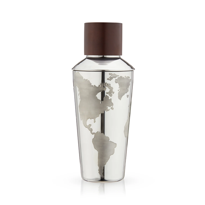 Globe Cocktail Shaker in Silver Viski