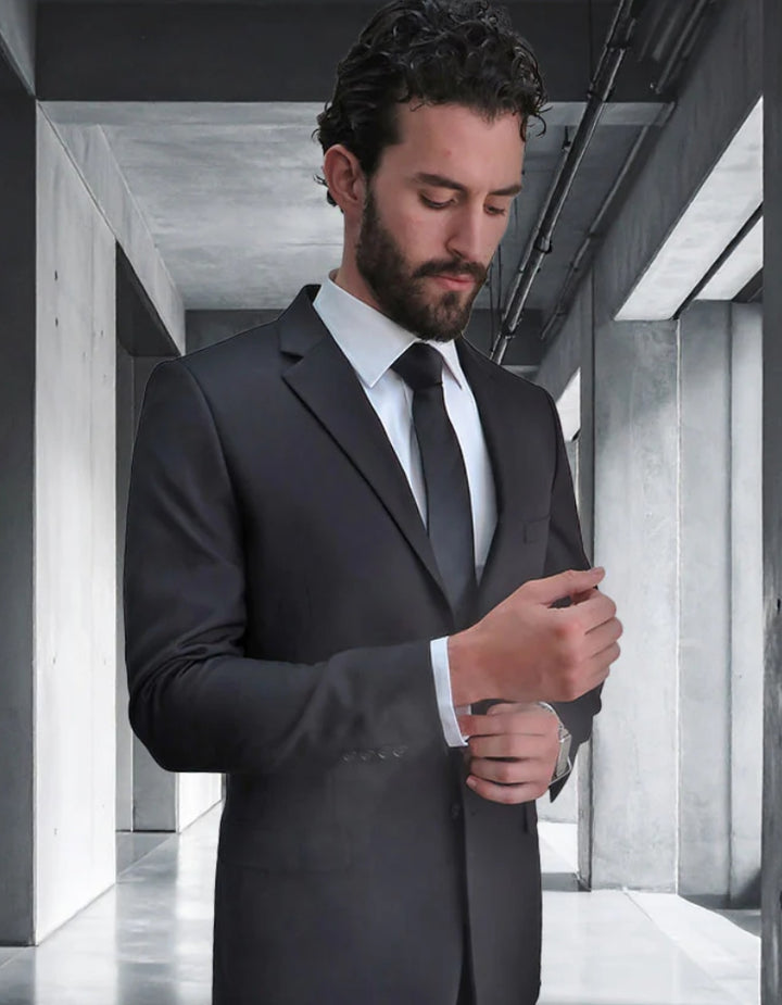 Marina Import 6350 Stretch Slim 2 Piece Suit