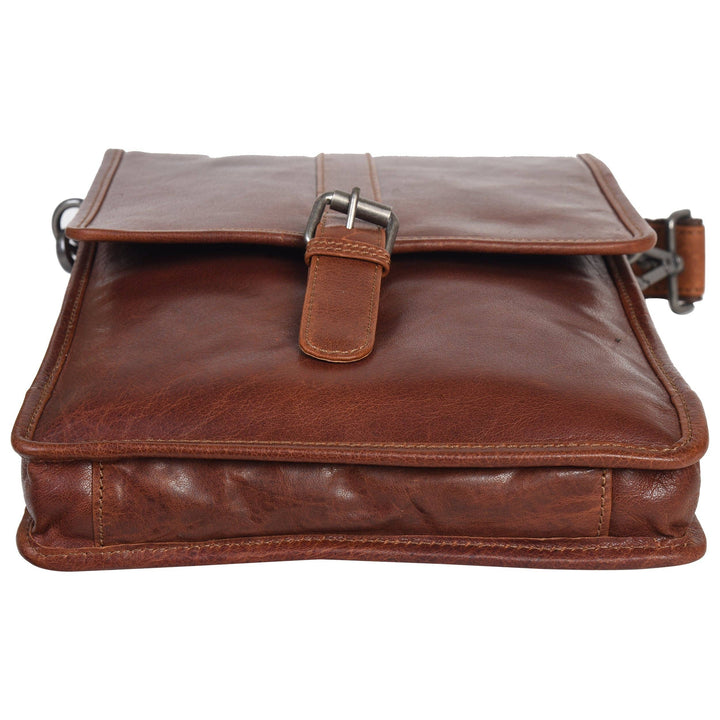 Tribal N/S Messenger Bag Vintage Brown - 5580