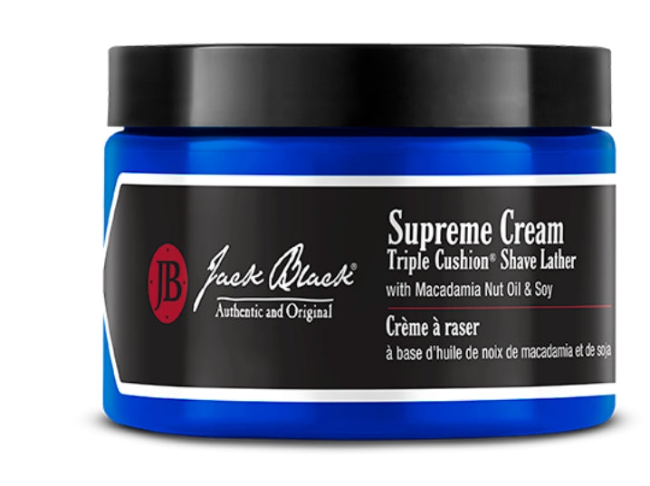 Tester, Supreme Cream Triple Cushion Shave Lather 9.5 oz. Jar