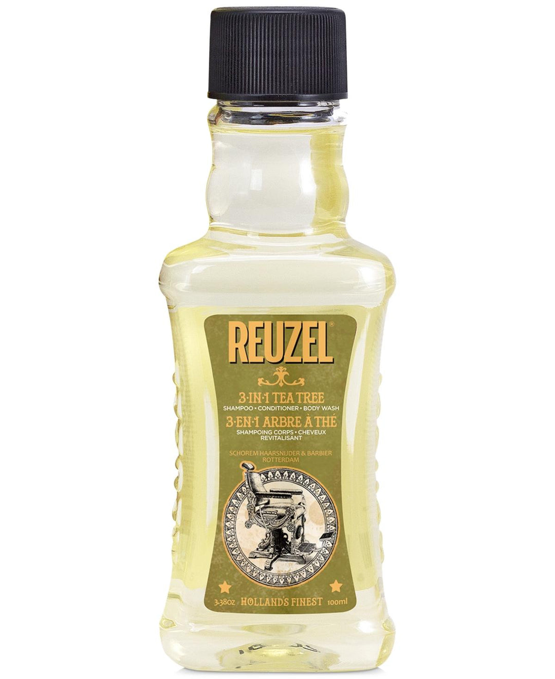 Reuzel 3-in-1 Tea Tree Shampoo, Cleanses Hair and Body