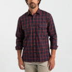 Rigsby LS Performance Flannel Plaid Shirt