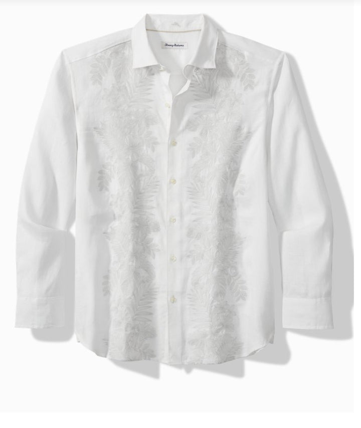 Down the Isle Long-Sleeve Linen Shirt