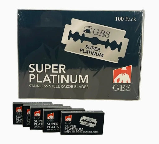 100 Pack Gents Double Edge Razor Blades | Woody's Classic Man