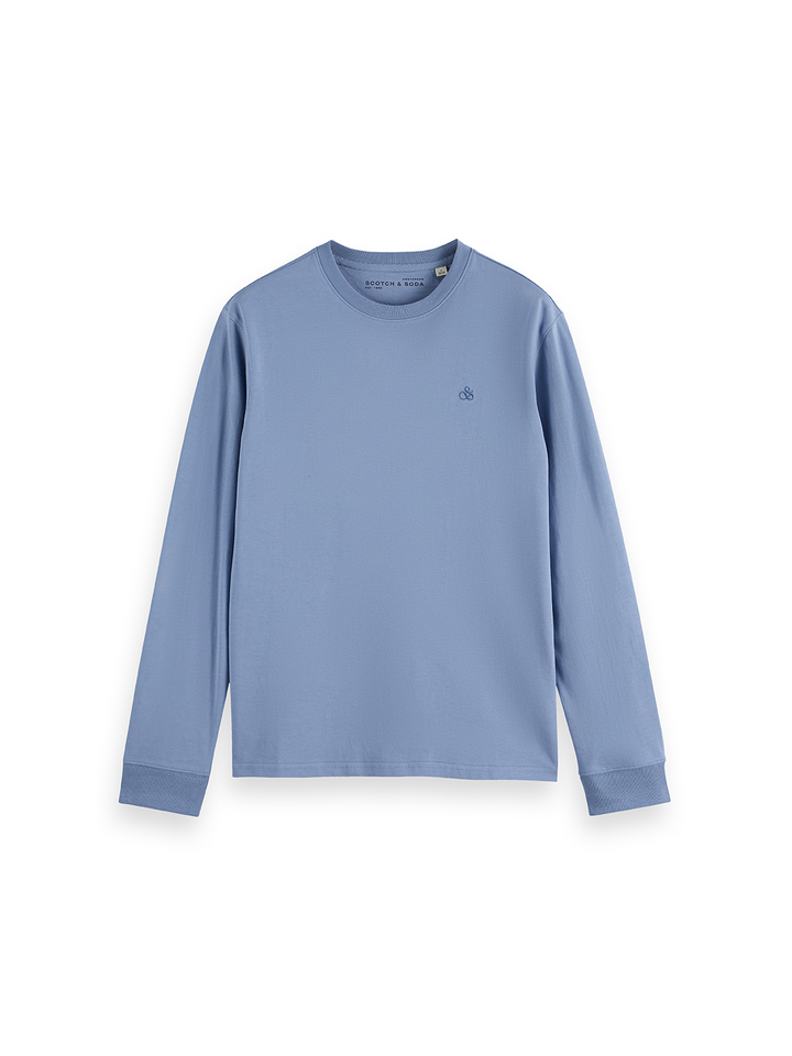 Chest Logo Regular-Fit Long-Sleeved T-Shirt