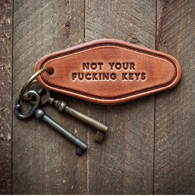 Leather Keychain