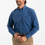 Whitman LS Cotton Corduroy Solid Shirt