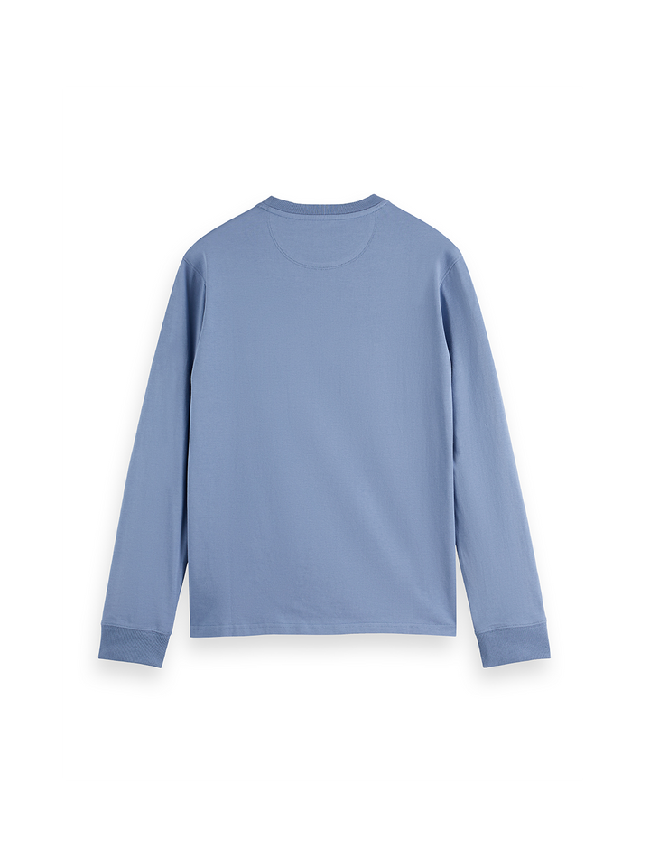 Chest Logo Regular-Fit Long-Sleeved T-Shirt