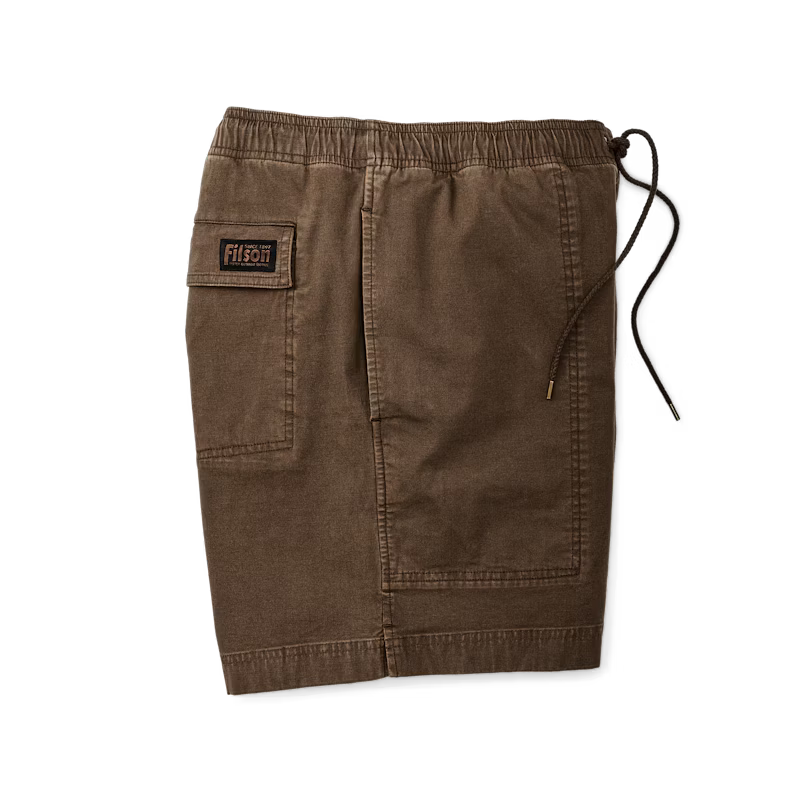 Filson Granite Mountain Pull On Shorts - Dark Earth