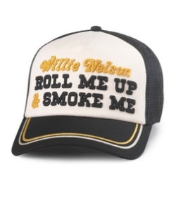 Wille Nelson Radler Hat - Black/Ivory