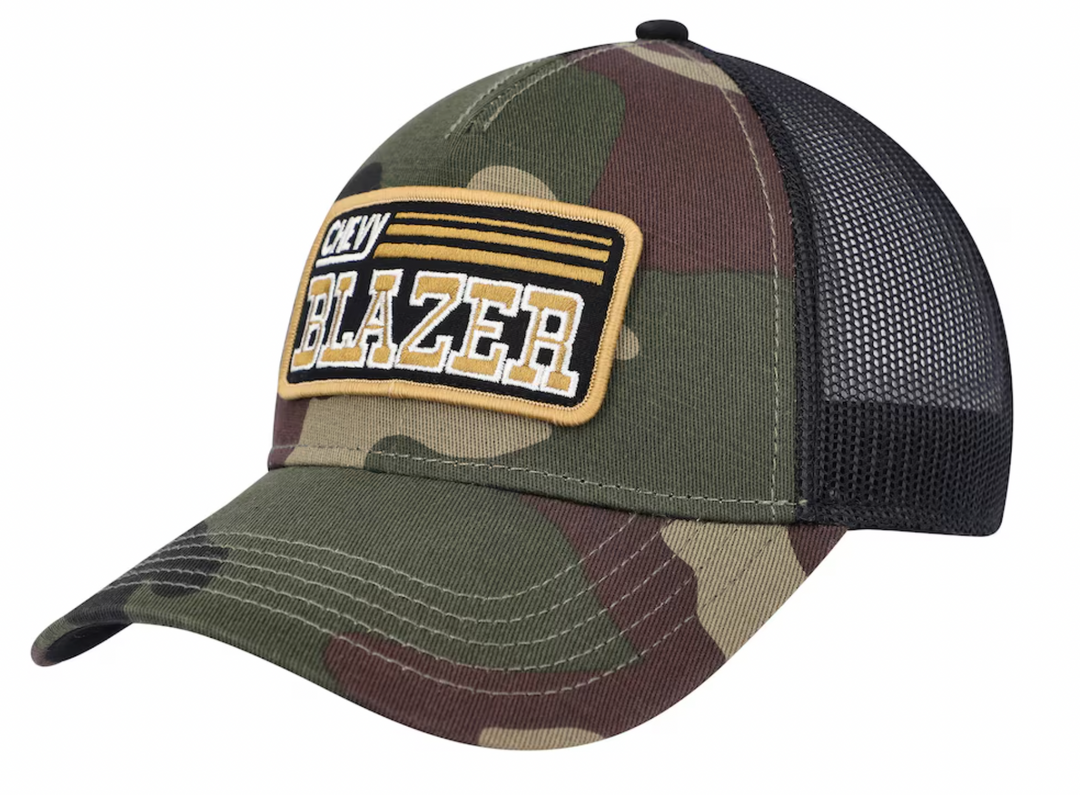 Twill Valin Patch Snapback - Chevy/Black-Camo
