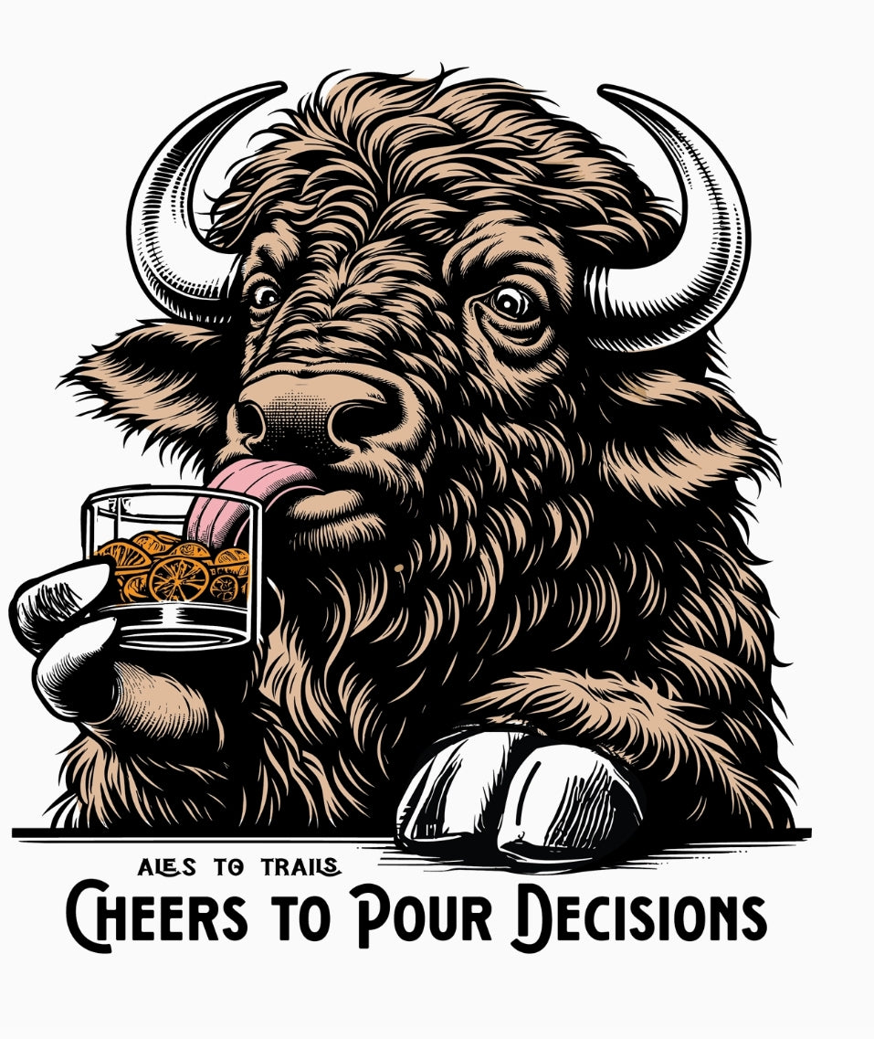 Cheers To Pour Decisions Decal