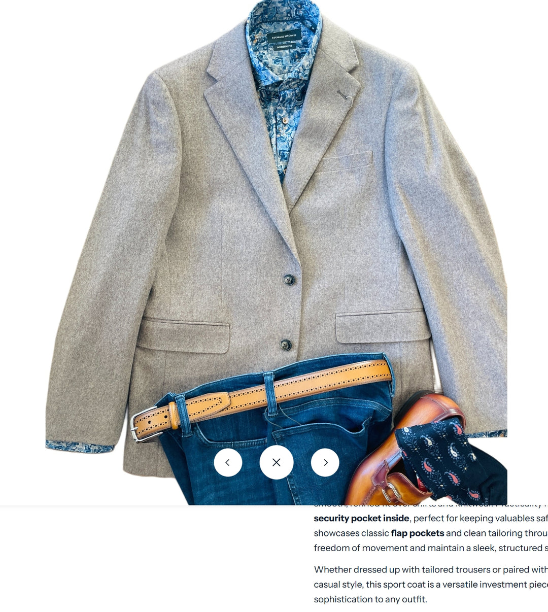 Giles &amp; Jasper Cashmere Sport Coat