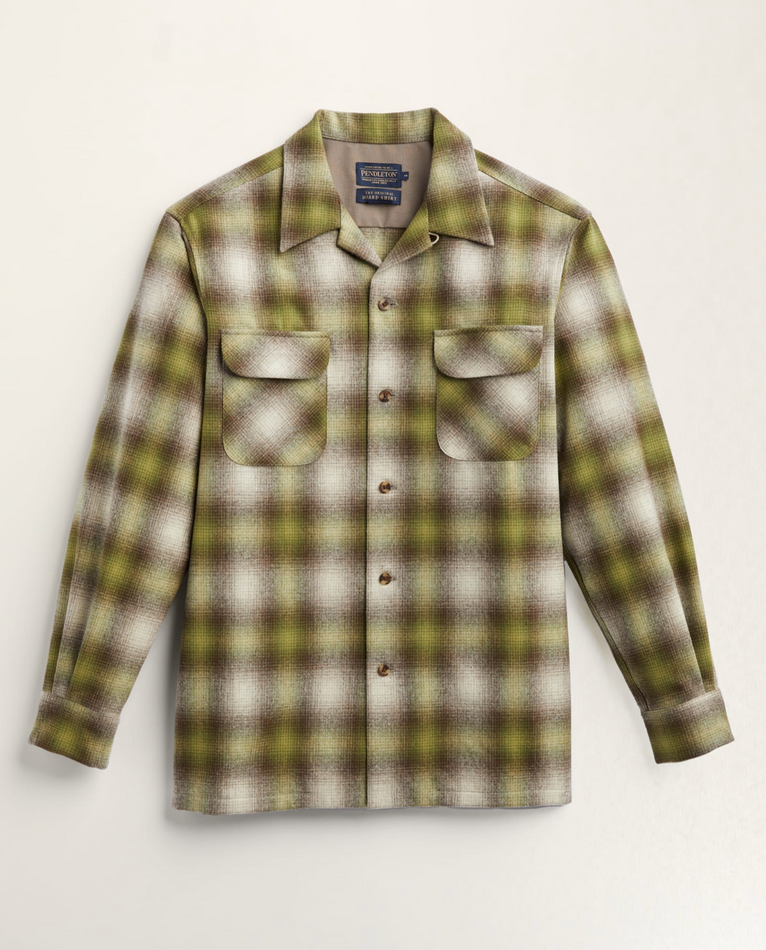 Pendleton Big Boy Board Shirt | Olive Brown/Ombre