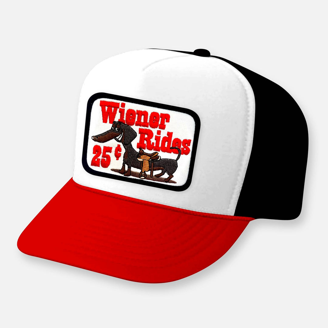 Wiener Rides  - Curved Bill Patch Hat