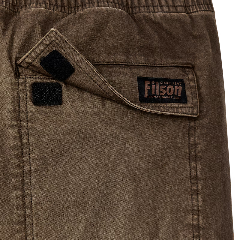 Filson Granite Mountain Pull On Shorts - Dark Earth