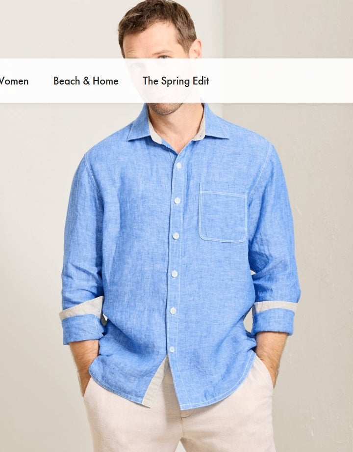 Paradise Breezer Linen Long-Sleeve Shirt