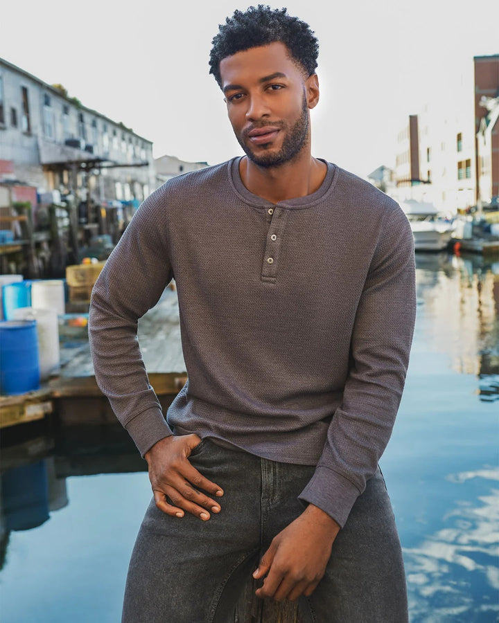 Chatsworth LS Soft Waffle Henley