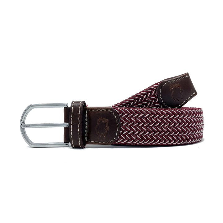 The Biloxi Two Toned Woven Elastic Stretch Belt