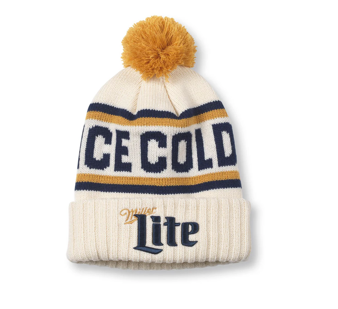 American Needle - Miller Lite Pillow Line Knit Beanie