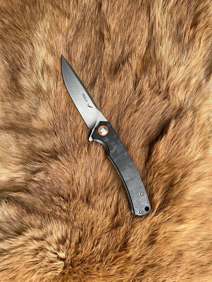 Tezla Mark Y Bearing Folding Knife