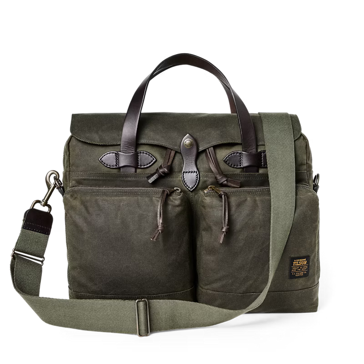 Filson 24 Hour Tin Briefcase - Dark Tan