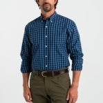 Felton LS Cotton Plaid Shirt