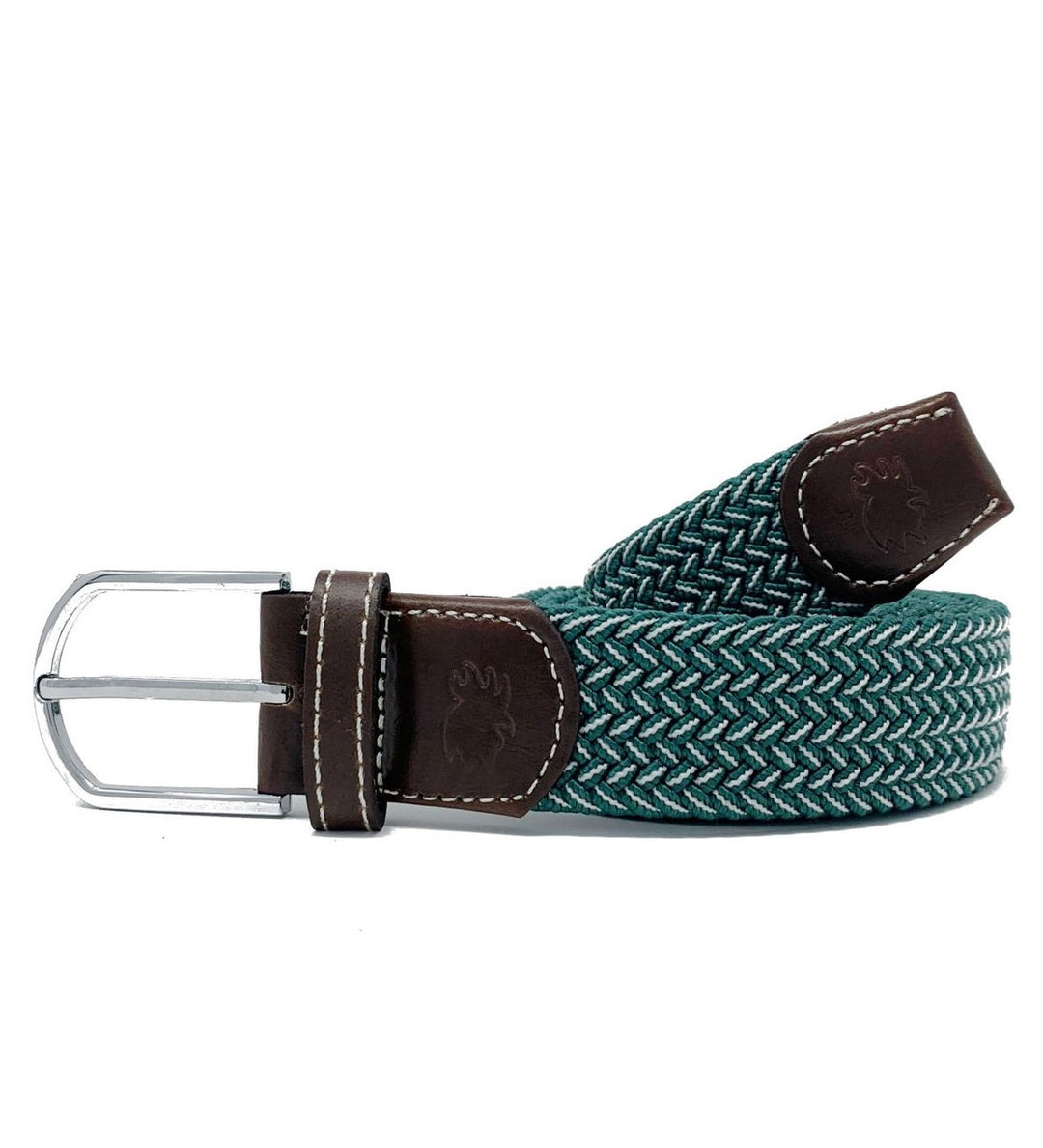 Roostas Woven Belt - The Bandon Two Toned Woven Elastic Stretch Belt