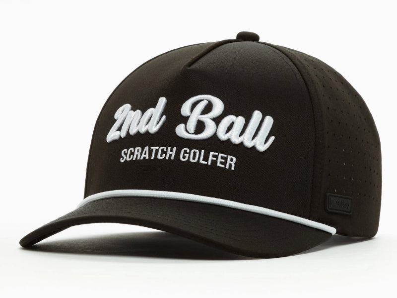 Bogey Bros Golf Co 2nd Ball Scratch Golfer Performance Gold Rope Hat
