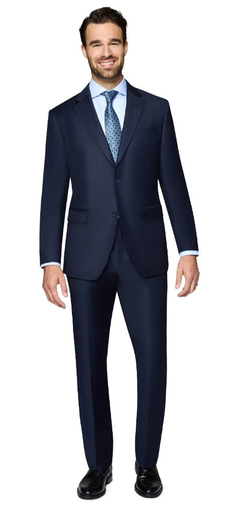 Bergamo Elegant Filarte Double Breasted 2 pc Wool Suit