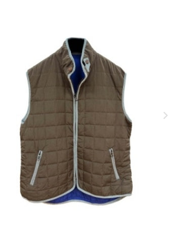 Double Zip Quilted Vest