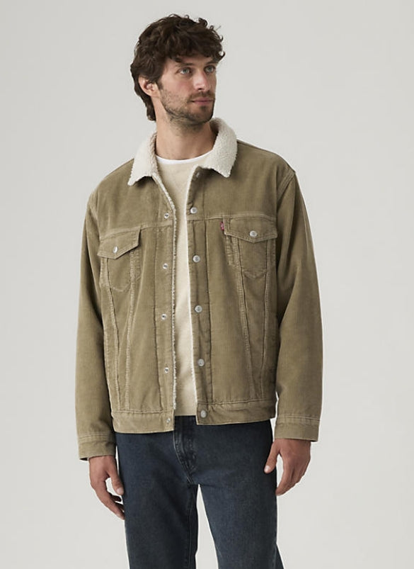 Levi Relaxed Fit Sherpa Trucker Jacket