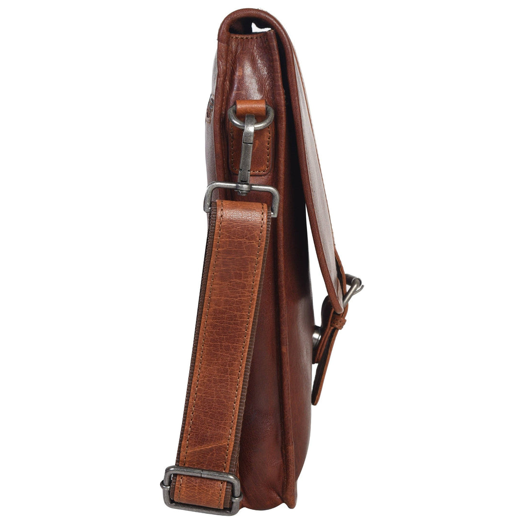 Tribal N/S Messenger Bag Vintage Brown - 5580