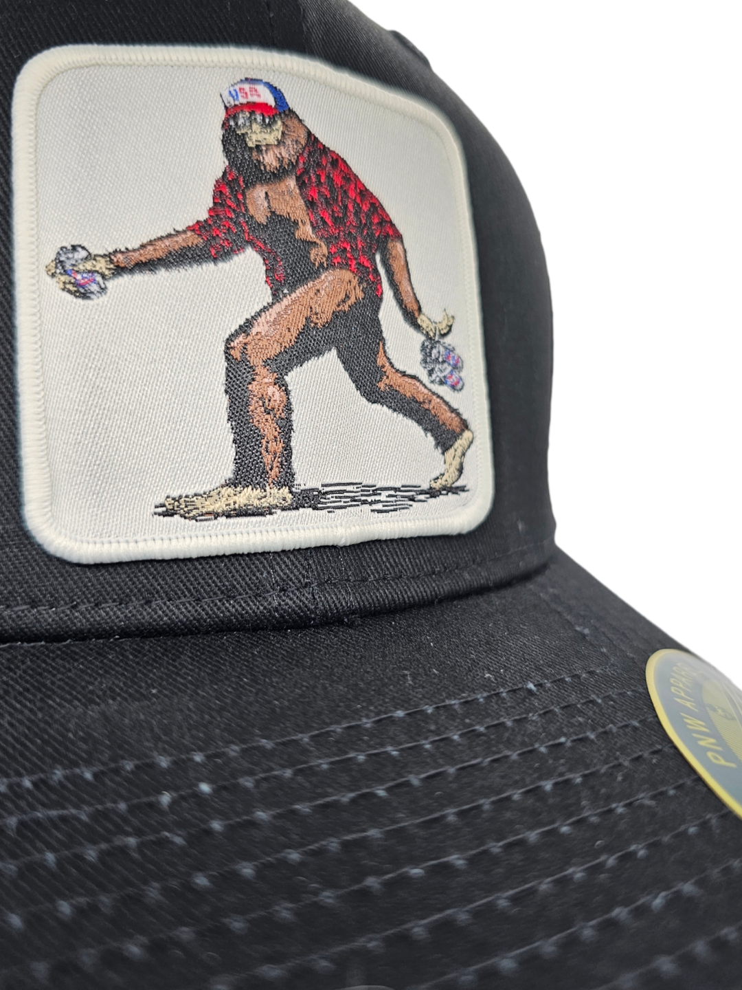 Sasquatch Trucker Mesh Snapback Hat