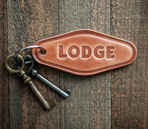 Leather Keychain