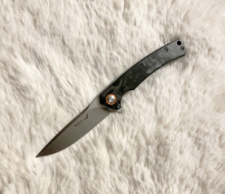 Tezla Mark Y Bearing Folding Knife