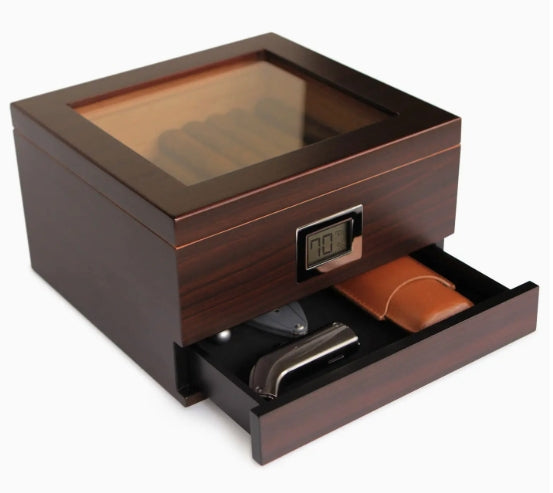 Renzo Glass Top Humidor